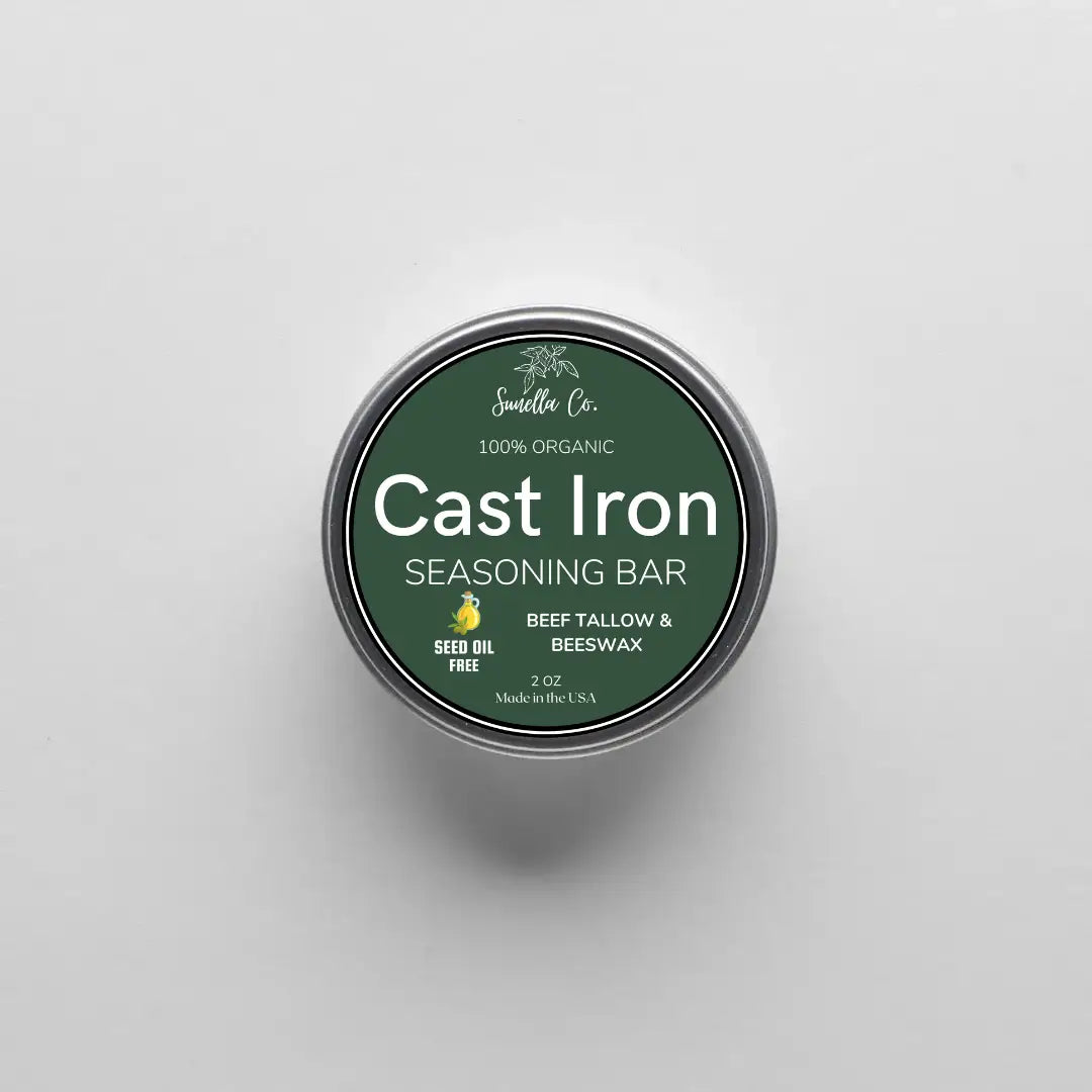 Cast Iron Seasoning Bar (seed oil free)