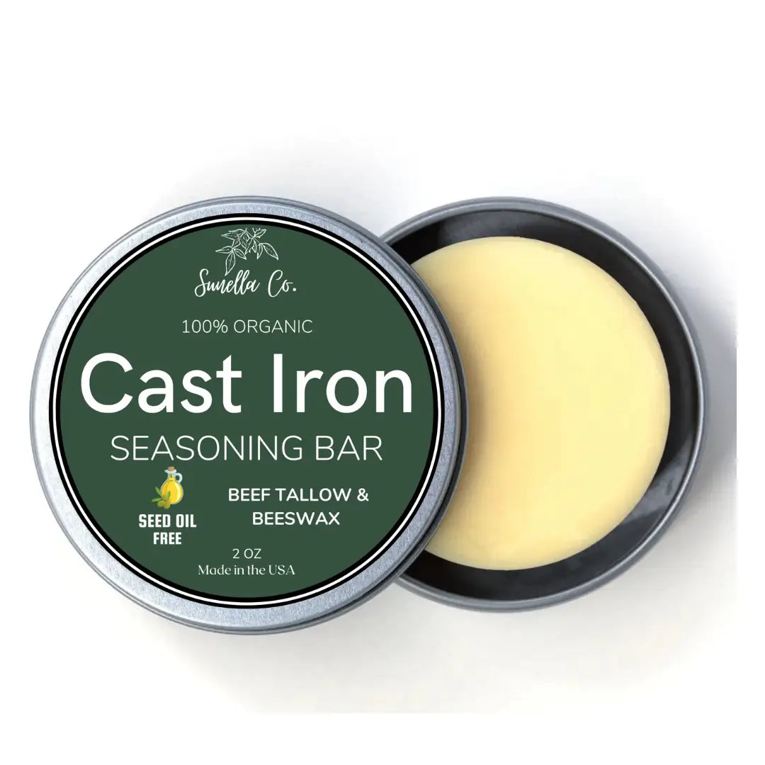 Cast Iron Seasoning Bar (seed oil free)